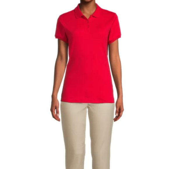 Wonder Nation Juniors School Uniform Polo Shirt with Short Sleeves - Picture 4 of 5